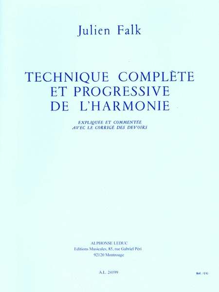 Complete And Progressive Harmony Technique