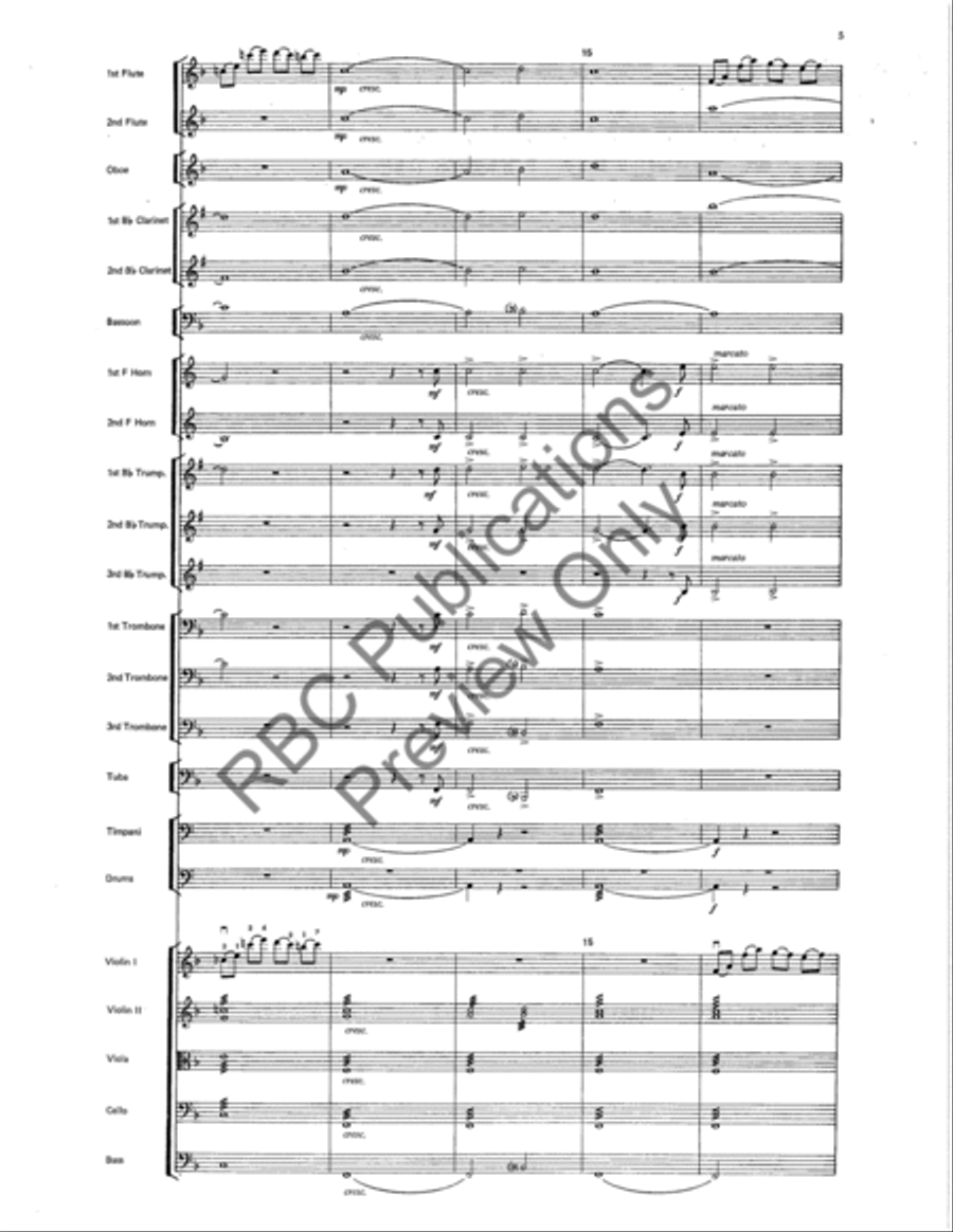 Symphony #4 Finale Full Orchestra scores gallery preview page 8