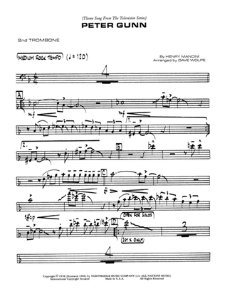 Peter Gunn: 2nd Trombone