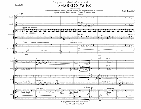 Shared Spaces (score & parts) image number null
