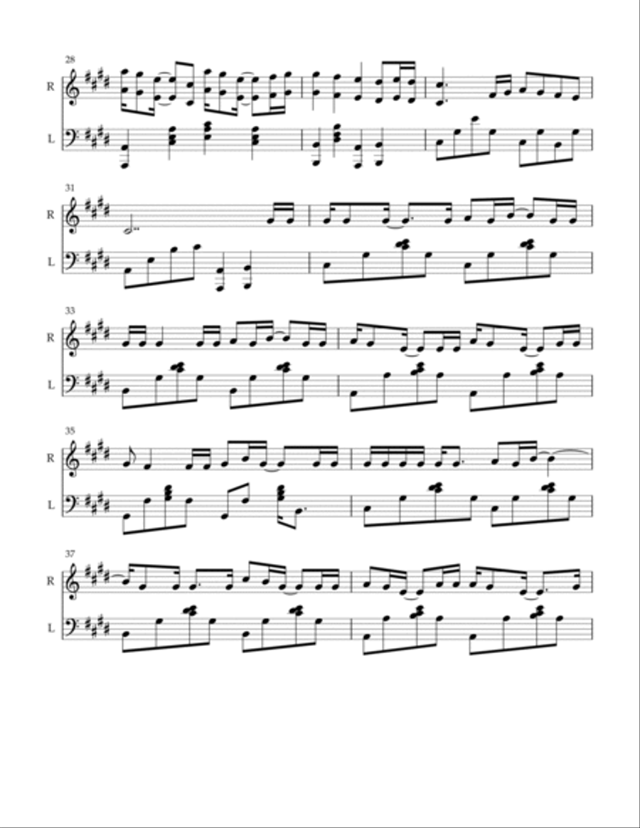 Always Always Piano Solo scores gallery preview page 3