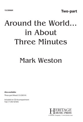 Book cover for Around the World...in About Three Minutes