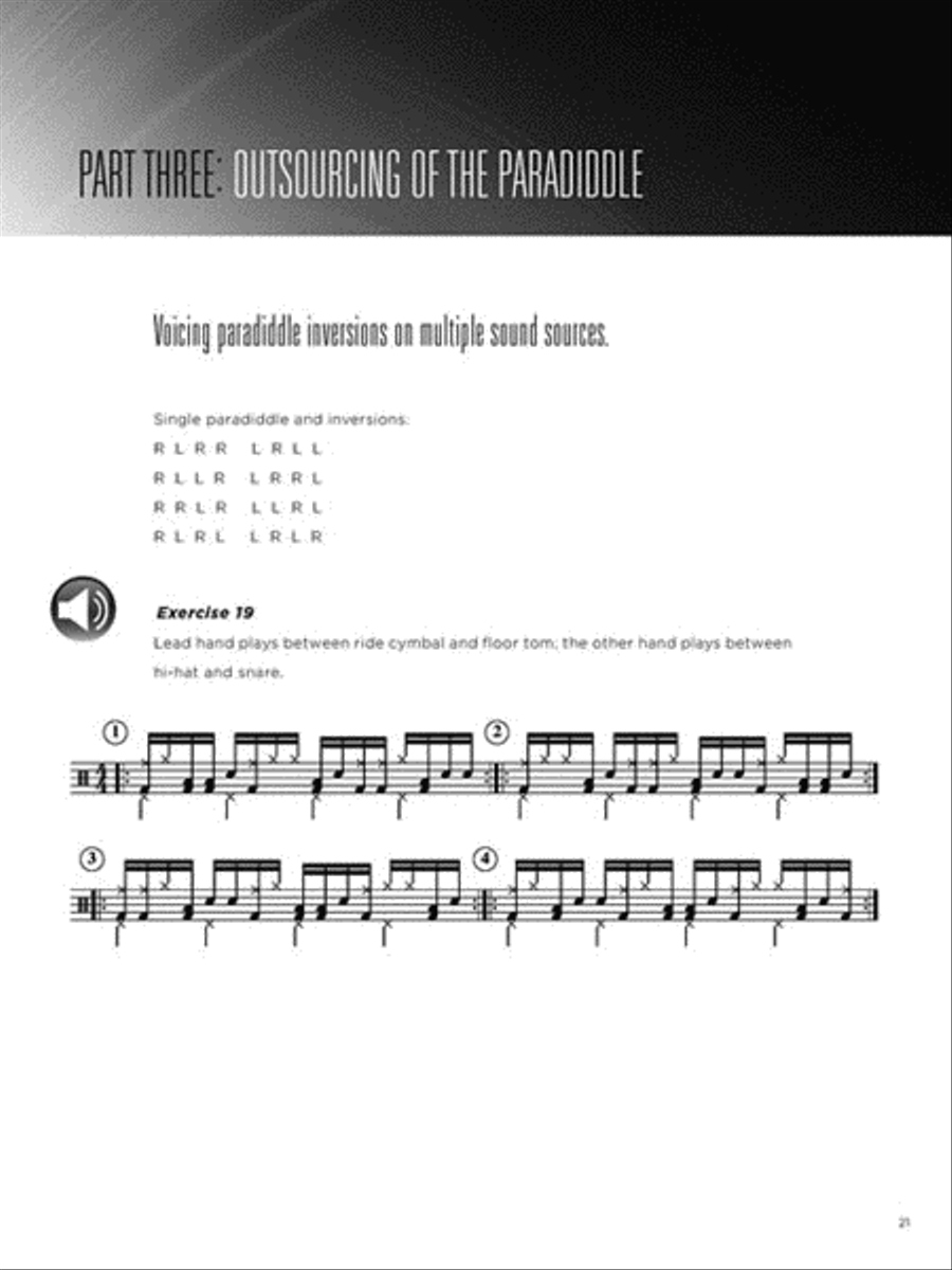 Melodic Motion Studies for Drumset Drum Set scores gallery preview page 6
