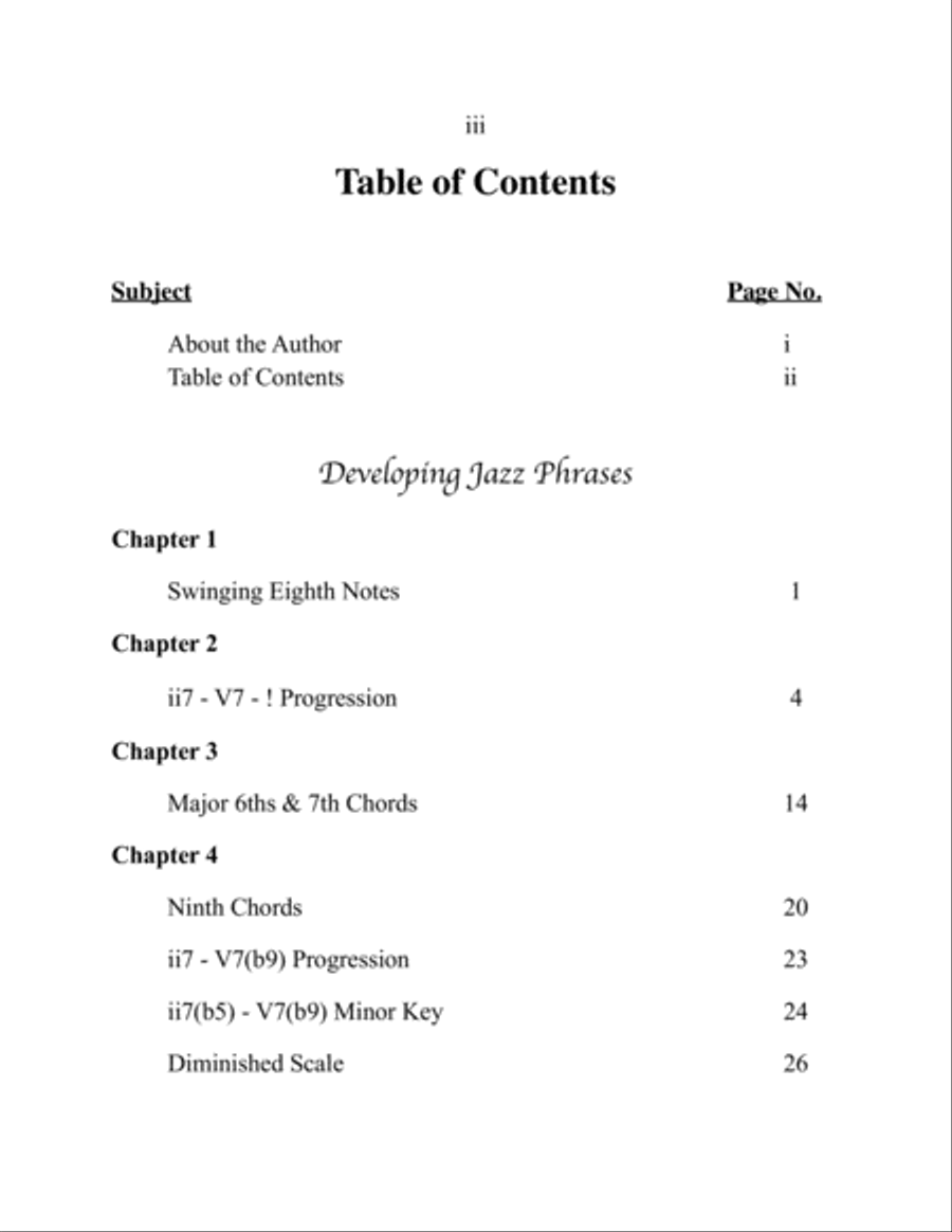 Developing Jazz Phrases for Guitar Electric Guitar scores gallery preview page 4