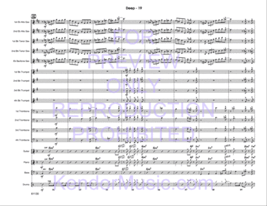 Deep Jazz Ensemble scores gallery preview page 20