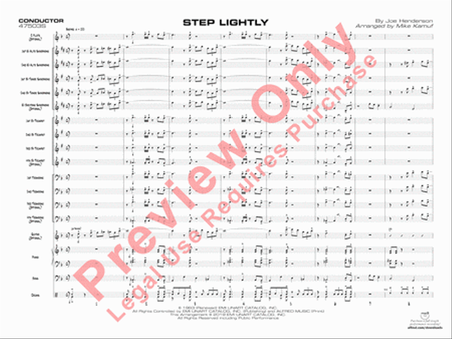 Step Lightly Jazz Ensemble scores gallery preview page 4