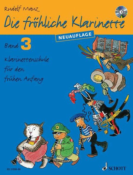 Die Frohliche Klarinette Band 3 For Clarinet - German Book/cd
