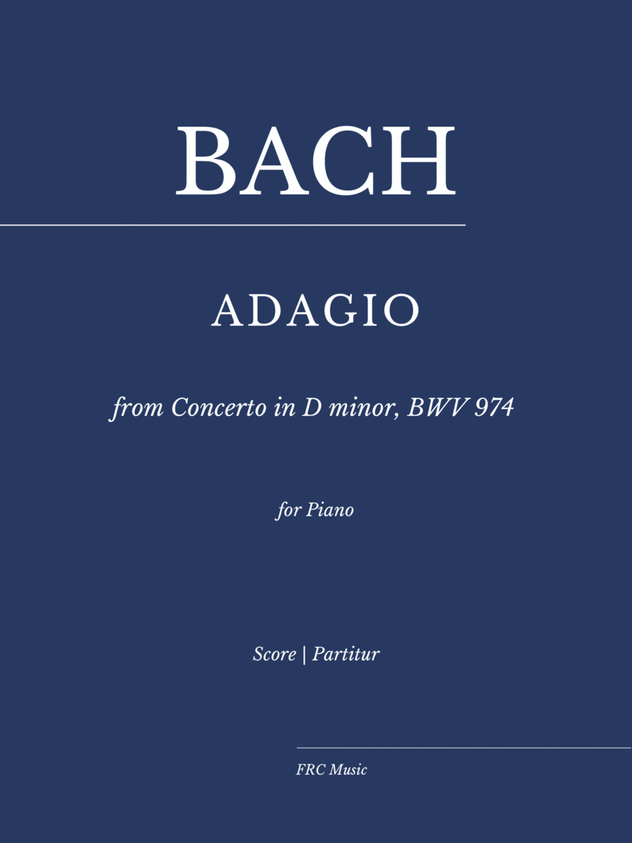 Bach: Adagio from Concerto in D minor, BWV 974 (d'après Marcello) as played by Víkingur Ólafsson image number null