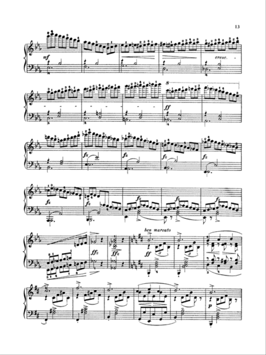 Schubert: Four Impromptus, Op. 90 (Ed. Giuseppe Buonamici) Piano Solo scores gallery preview page 3