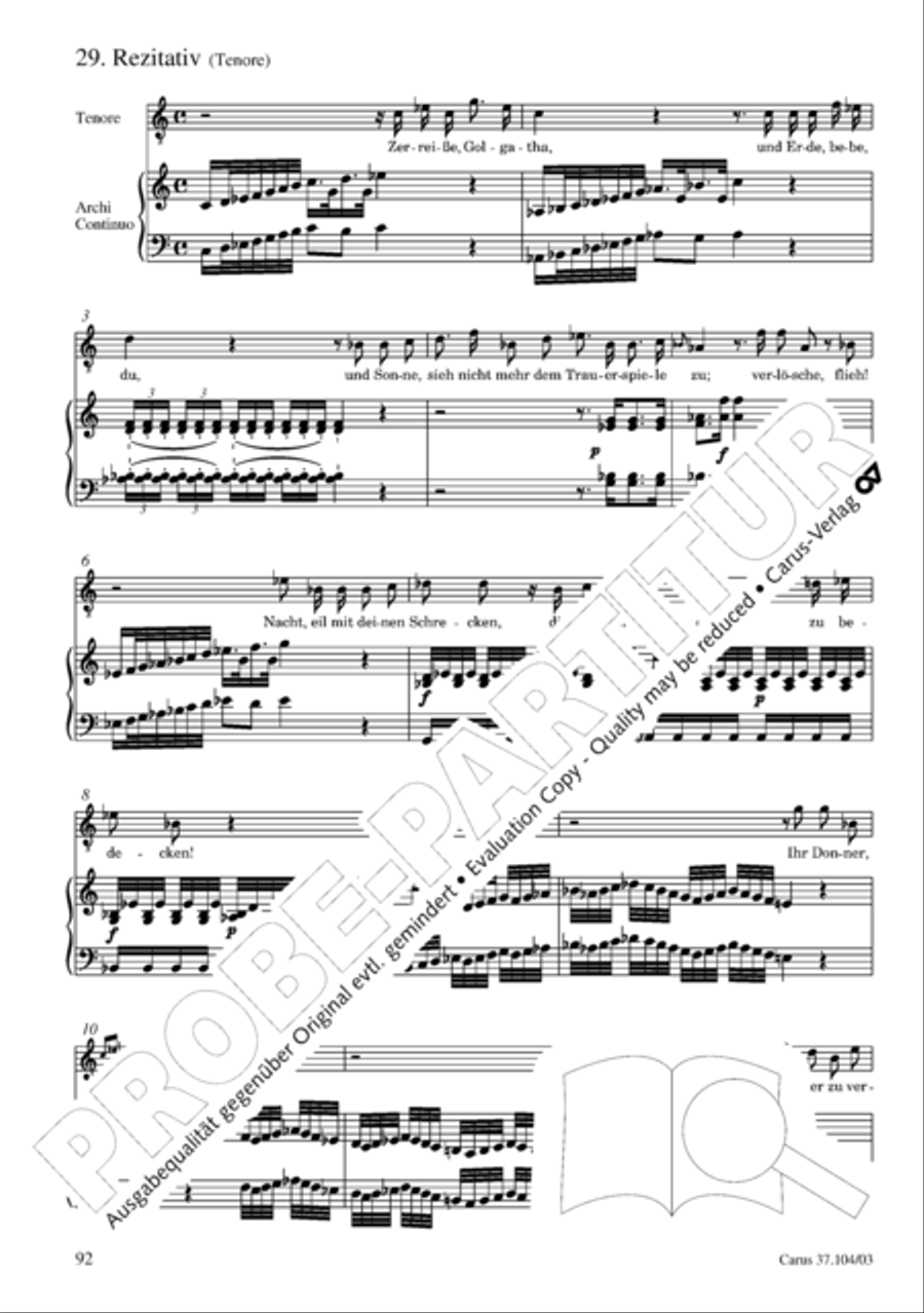 Ein Lammlein geht und tragt die Schuld 4-Part scores gallery preview page 93