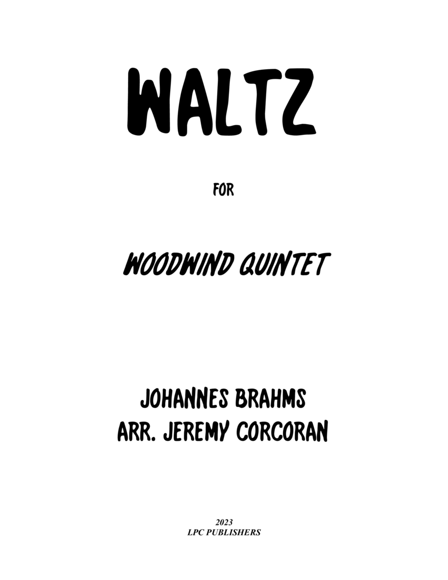 Waltz for Woodwind Quintet image number null
