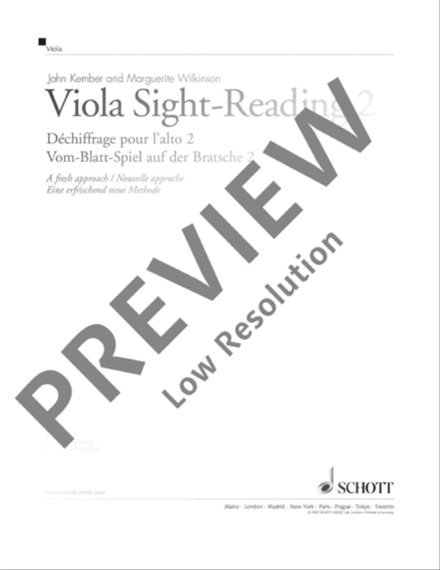 Viola Sight-Reading 2 Viola Solo scores gallery preview page 2