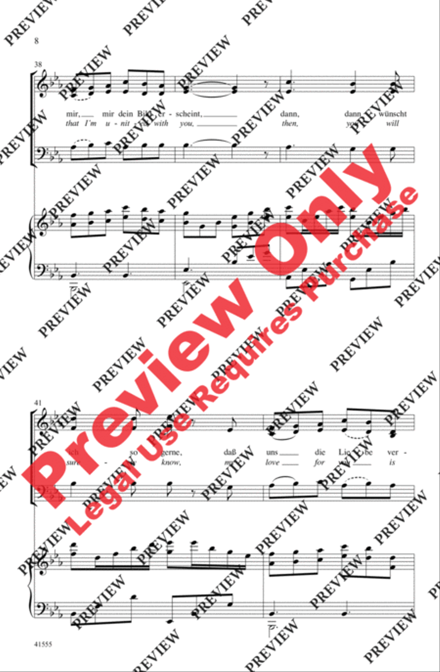 Du, Du Liegst Mir im Herzen 3-Part scores gallery preview page 8