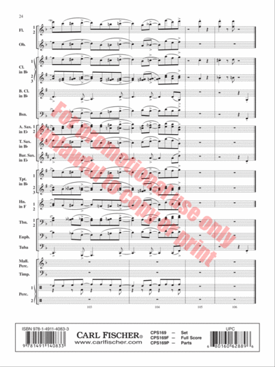 Home For the Holidays Home For the Holidays Concert Band scores gallery preview page 25