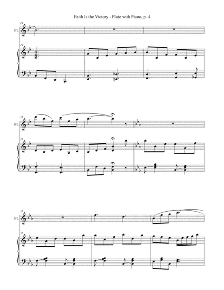 FAITH IS THE VICTORY (for Flute and Piano with Score/Part) image number null