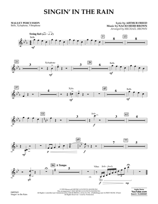 Singin' in the Rain (arr. Michael Brown) - Mallet Percussion