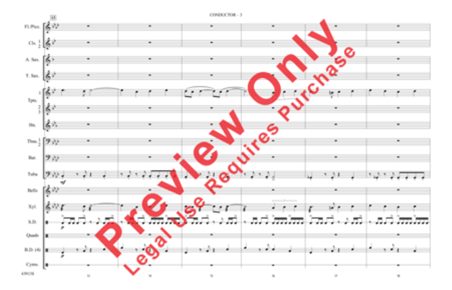 Con Slancio Marching Band scores gallery preview page 4