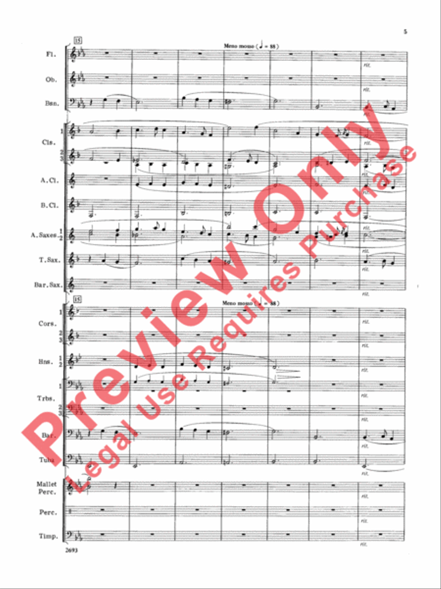 An Irish Interlude Concert Band scores gallery preview page 6