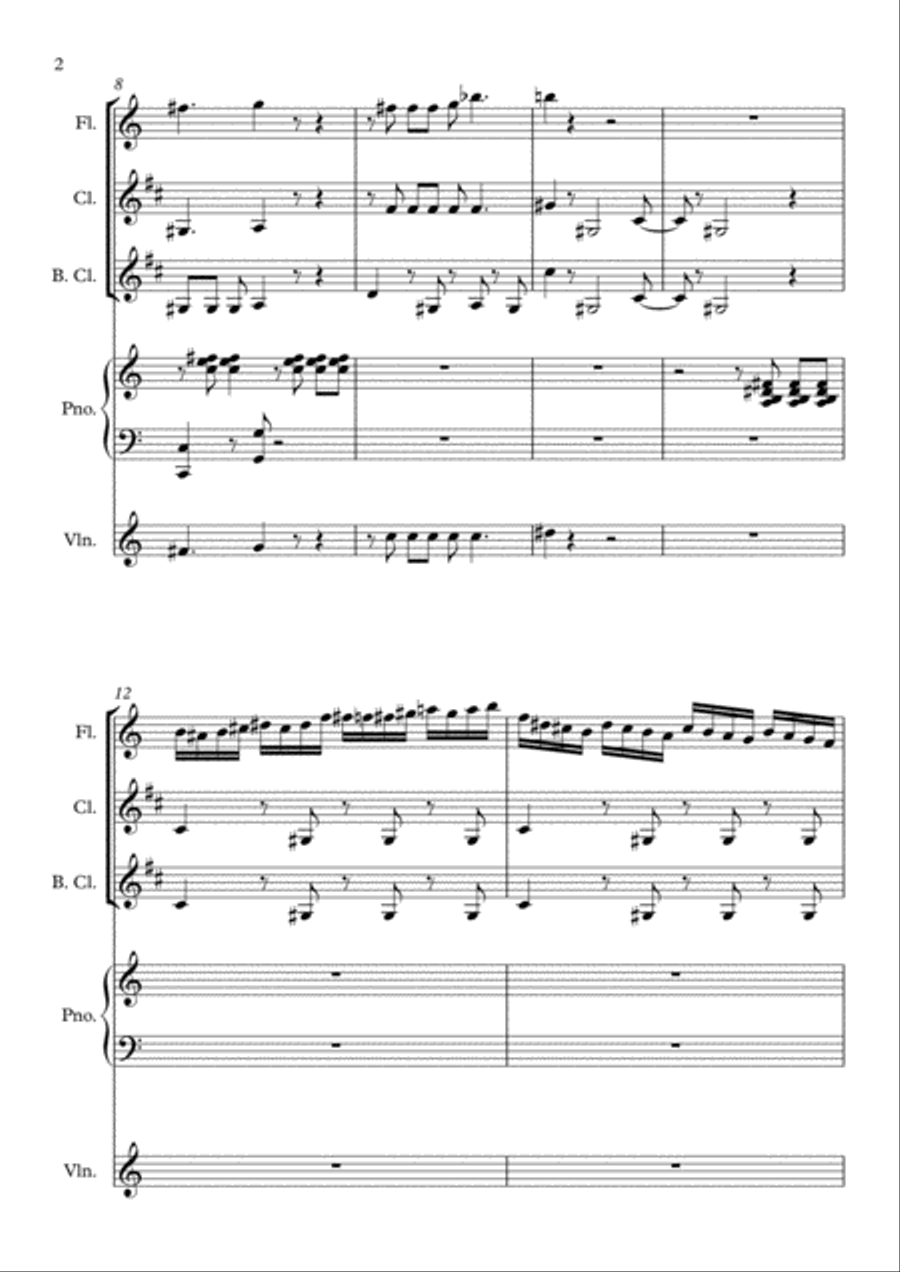 The Simpsons Tm End Credits Theme Small Ensemble scores gallery preview page 2