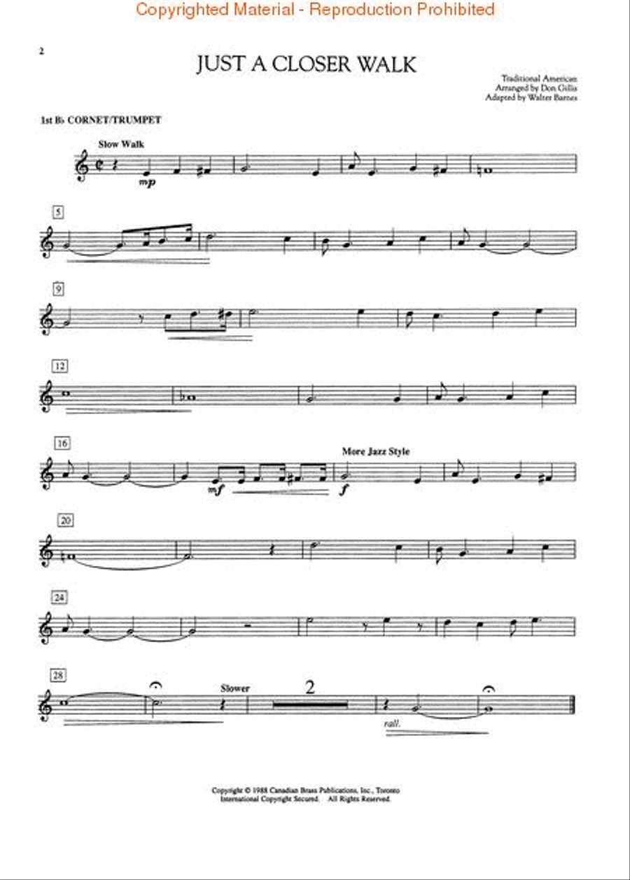 Play Along with The Canadian Brass Brass Quintet scores gallery preview page 2