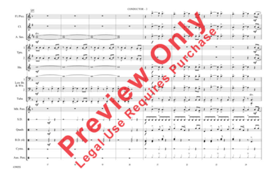Steal My Girl Marching Band scores gallery preview page 4