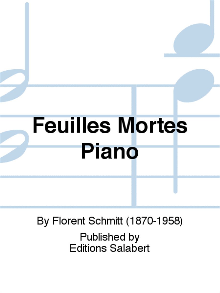 Feuilles Mortes Piano Piano Solo scores gallery preview page 1