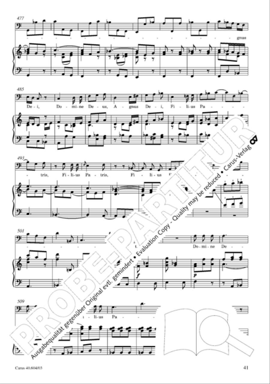 Grosse Mariazeller Messe in C 4-Part scores gallery preview page 50