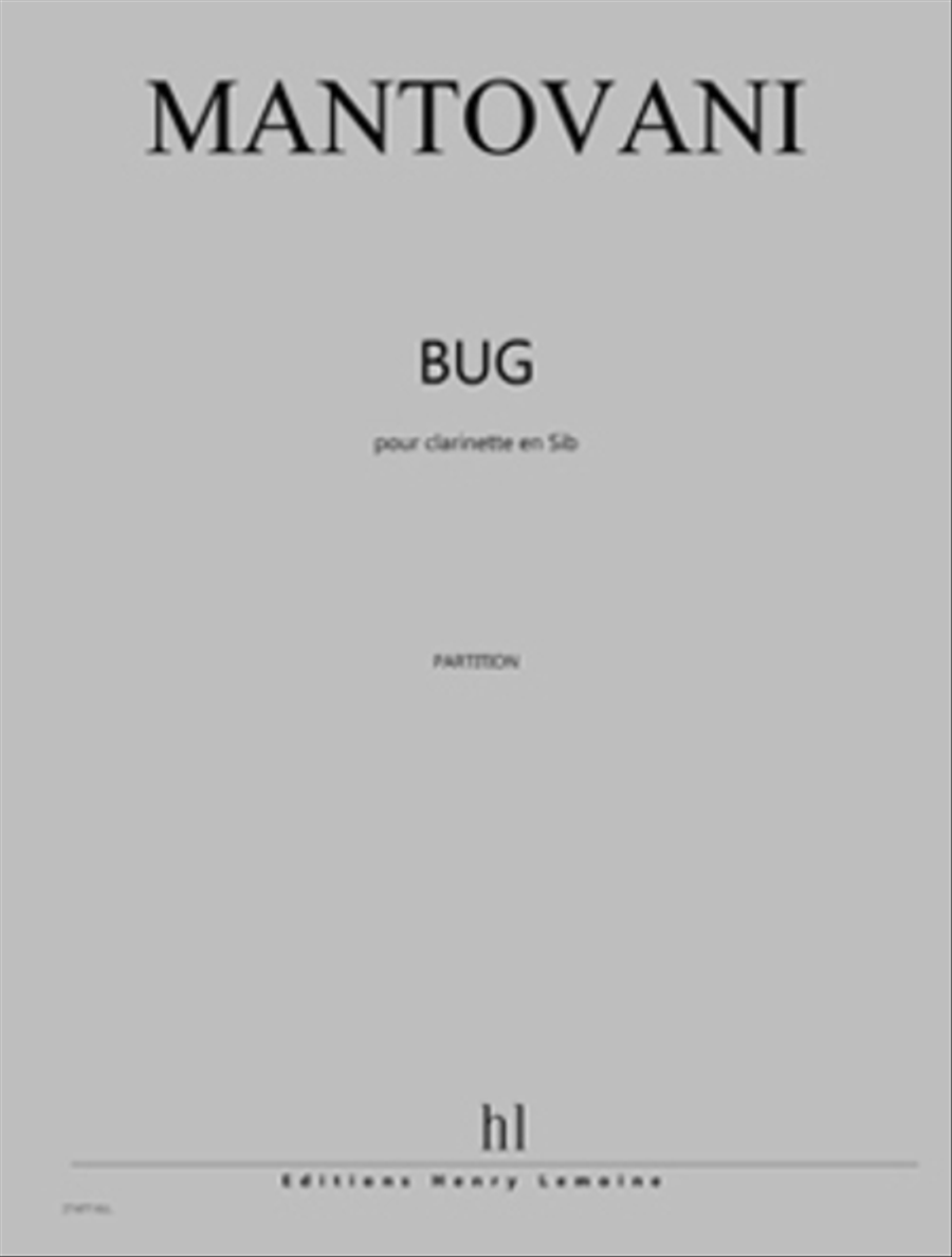 Bug Clarinet Solo scores gallery preview page 1
