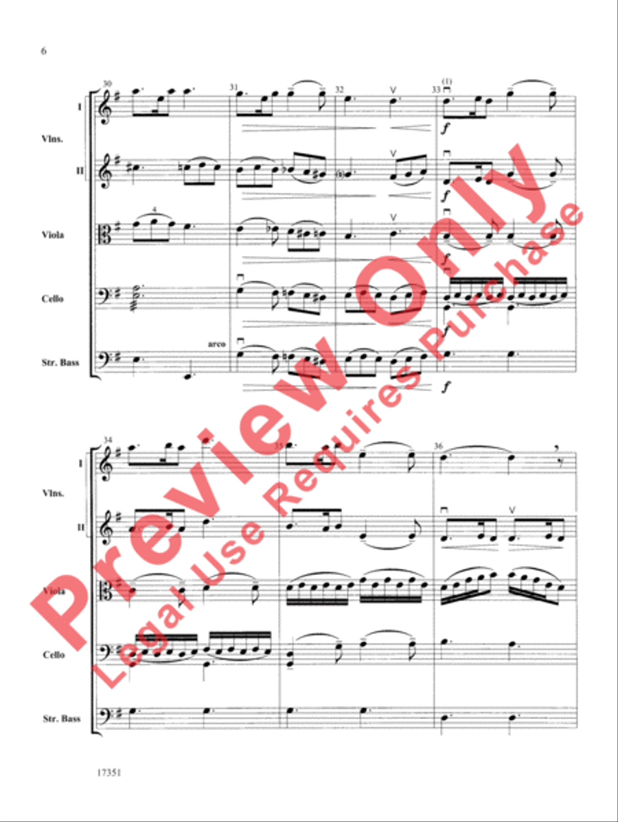 Over the Sea to Skye Over the Sea to Skye String Orchestra scores gallery preview page 7