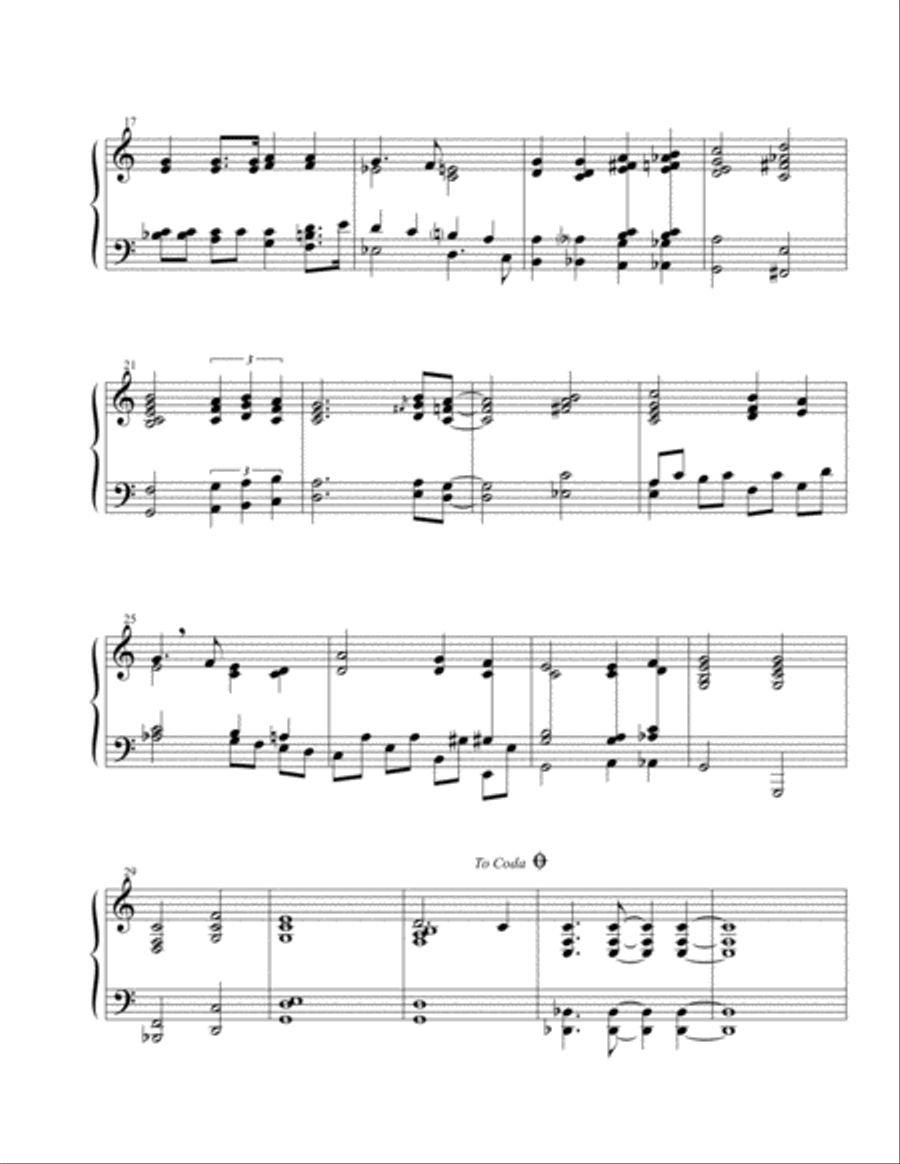 We Shall Overcome Harpsichord scores gallery preview page 3