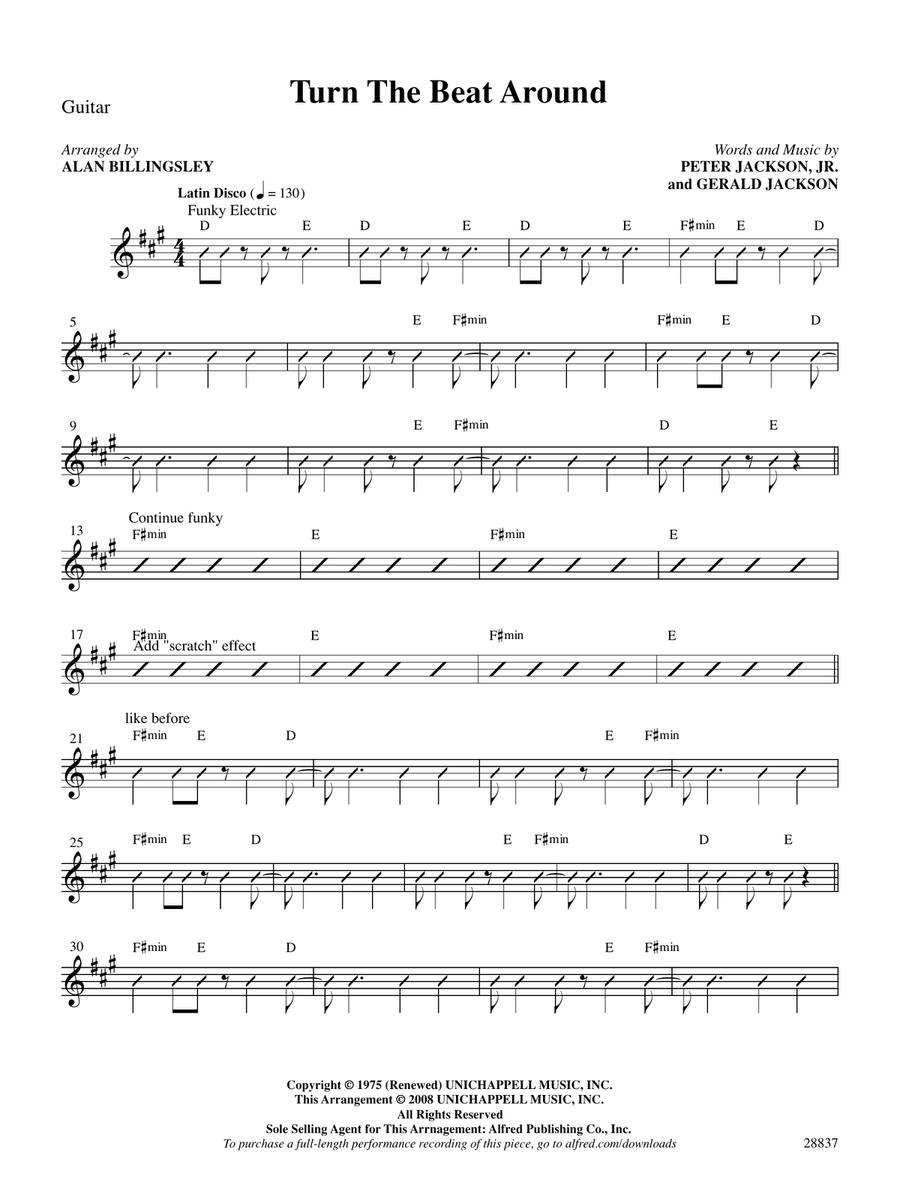 Turn the Beat Around: Guitar