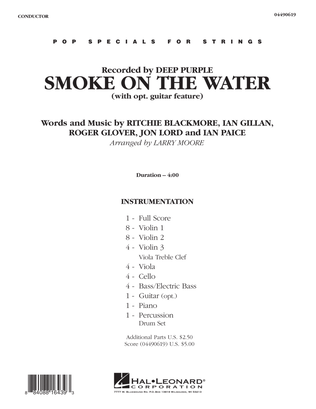 Book cover for Smoke on the Water - Full Score