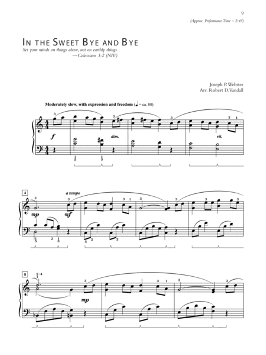 Heaven, Our Home Heaven, Our Home Piano Solo scores gallery preview page 4