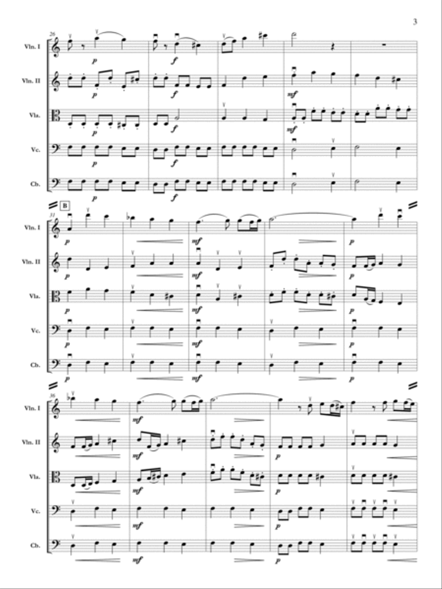 The Bells of St. Genevieve Orchestra scores gallery preview page 4