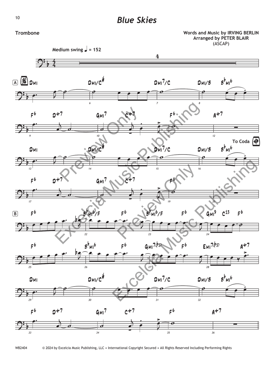 Solo Styles for Jazz - Trombone, Euphonium Small Ensemble scores gallery preview page 5