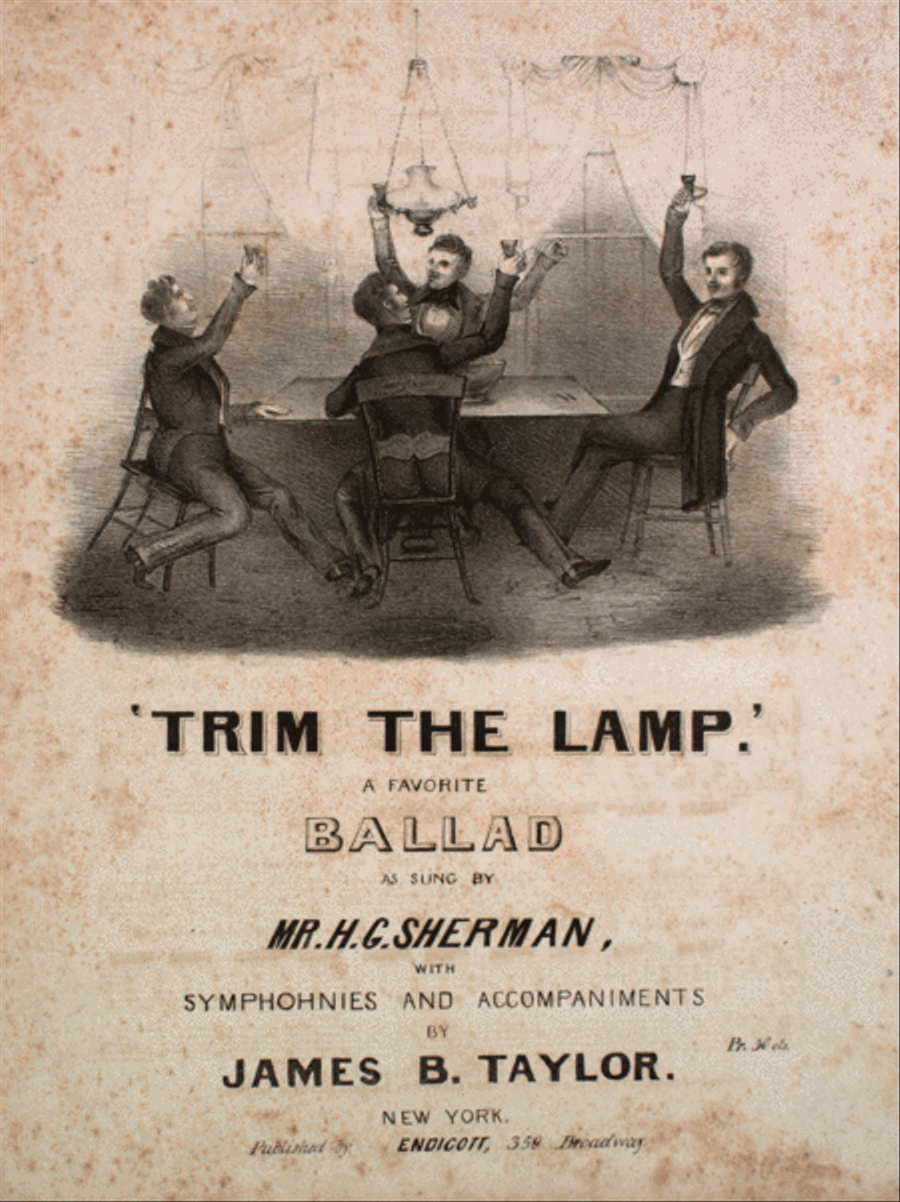 Trim the Lamp. A Favorite Ballad Voice scores gallery preview page 1