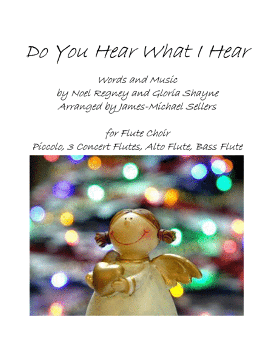 Do You Hear What I Hear by Carrie Underwood Flute Choir - Digital Sheet Music
