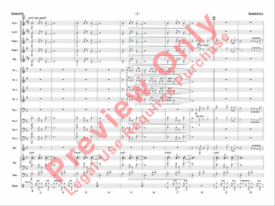 Sheherajazz Sheherajazz Jazz Ensemble scores gallery preview page 5