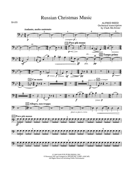 Russian Christmas Music: String Bass