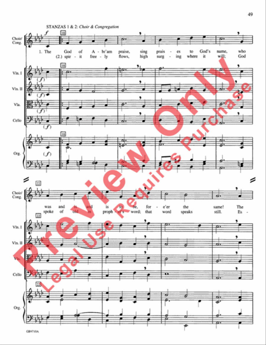 A Festival of Lessons and Carols Choir scores gallery preview page 50