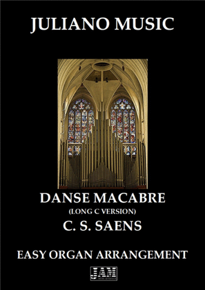 Book cover for THEME FROM DANSE MACABRE (EASY ORGAN - LONG C VERSION) - C. S. SAENS
