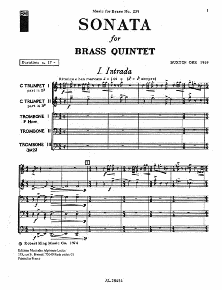 Sonata (quintet-brass)