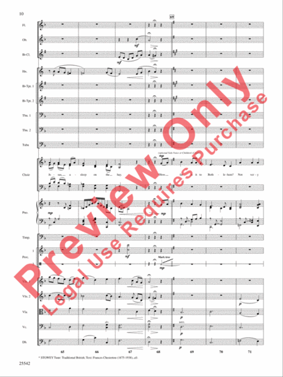 Glory to the Newborn King! Choir scores gallery preview page 11