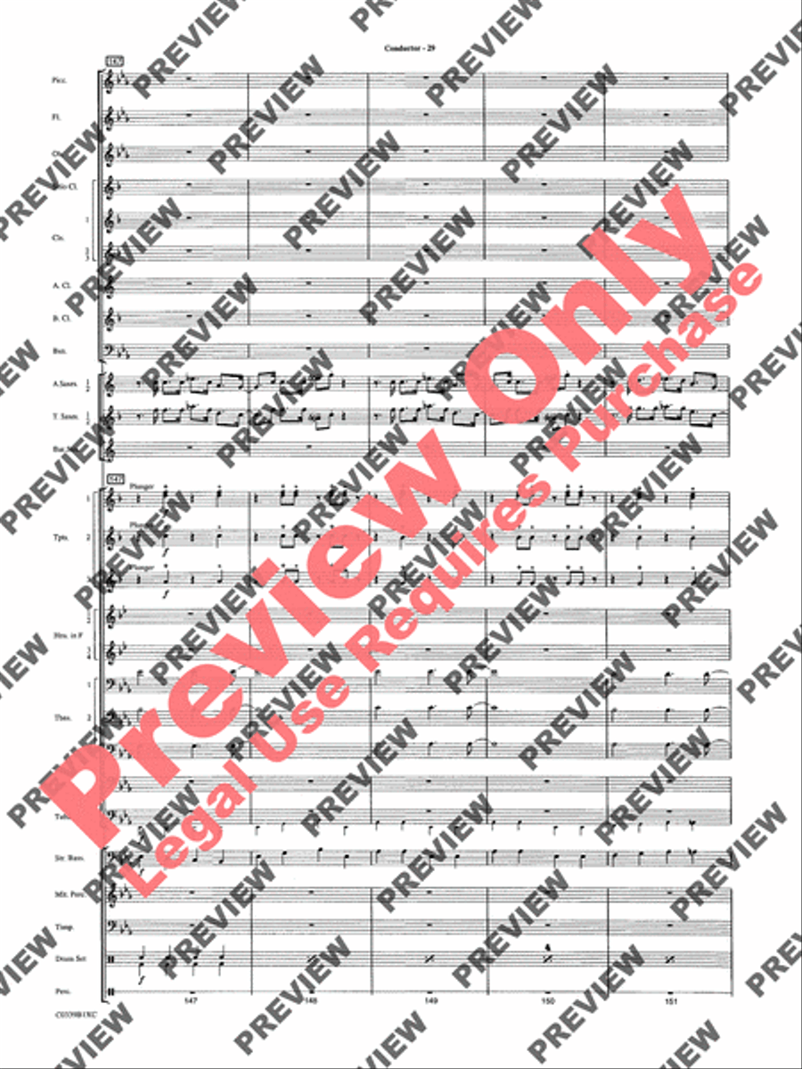 In the Miller Mood Concert Band scores gallery preview page 32