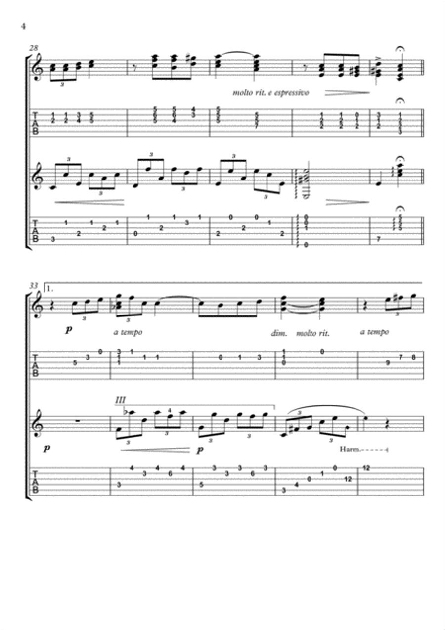 Triste by Aguirre Guitar duet image number null