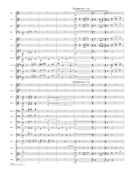Opening Night on Broadway - Conductor Score (Full Score)