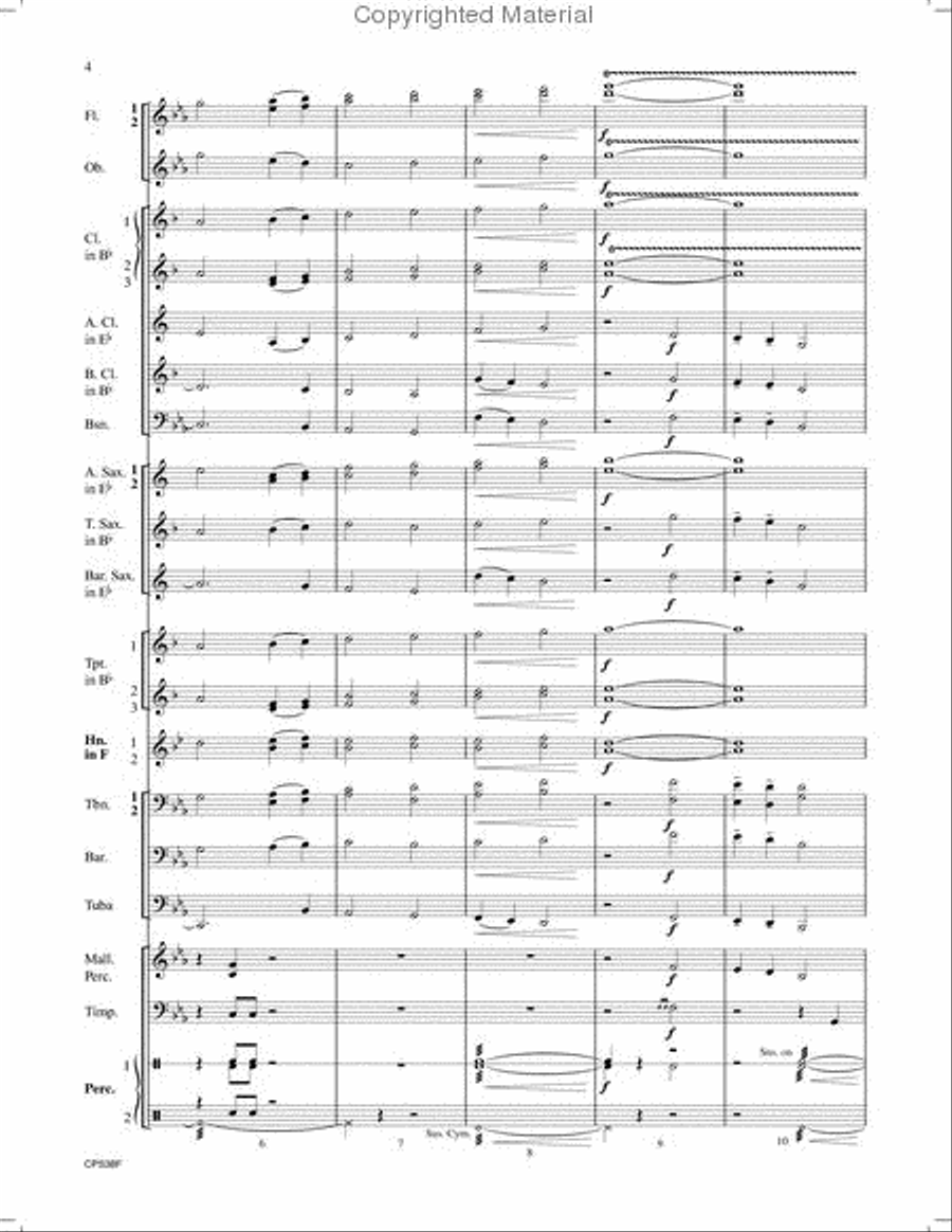 Prophesy Concert Band scores gallery preview page 3