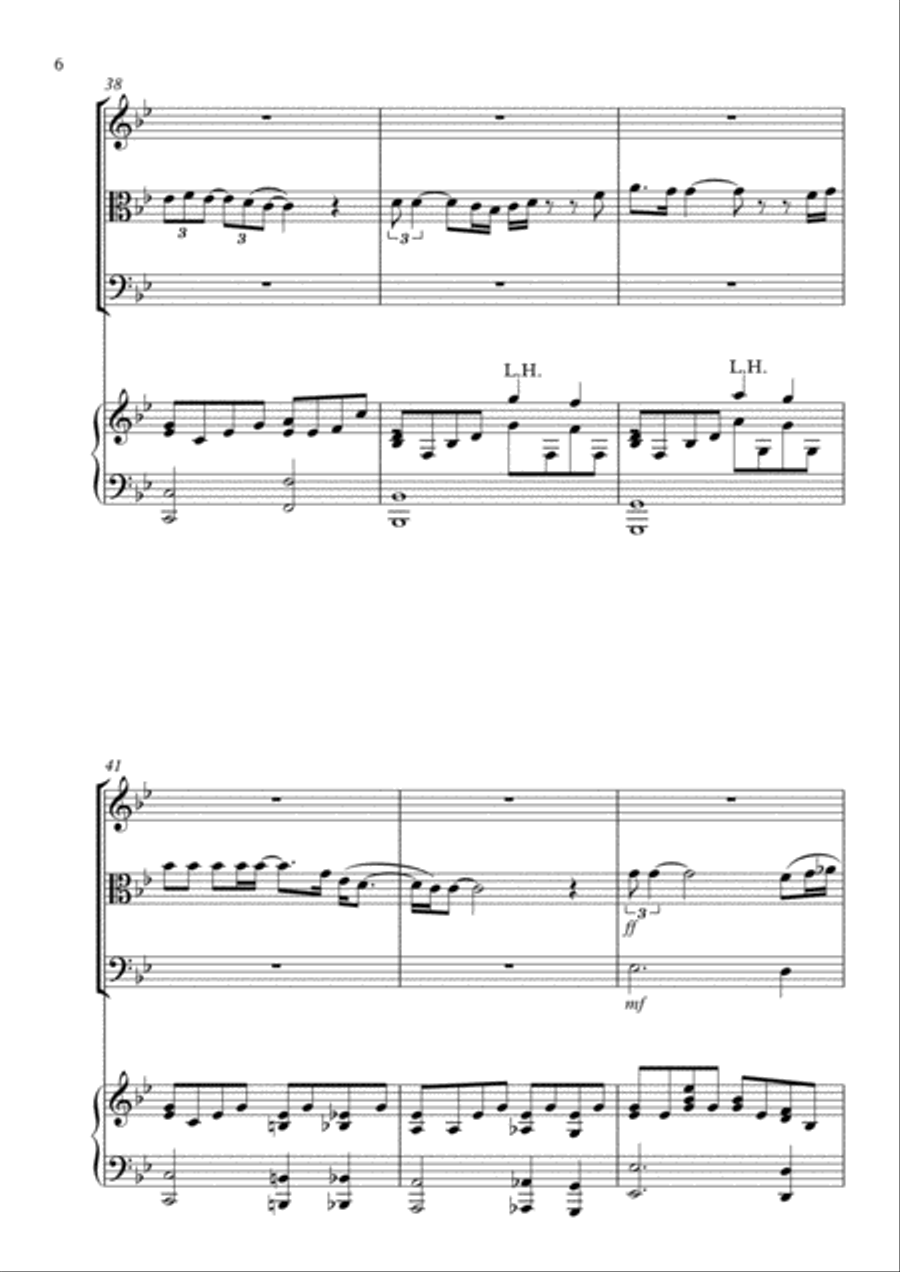 Bohemian Rhapsody Bohemian Rhapsody Piano Quartet scores gallery preview page 6