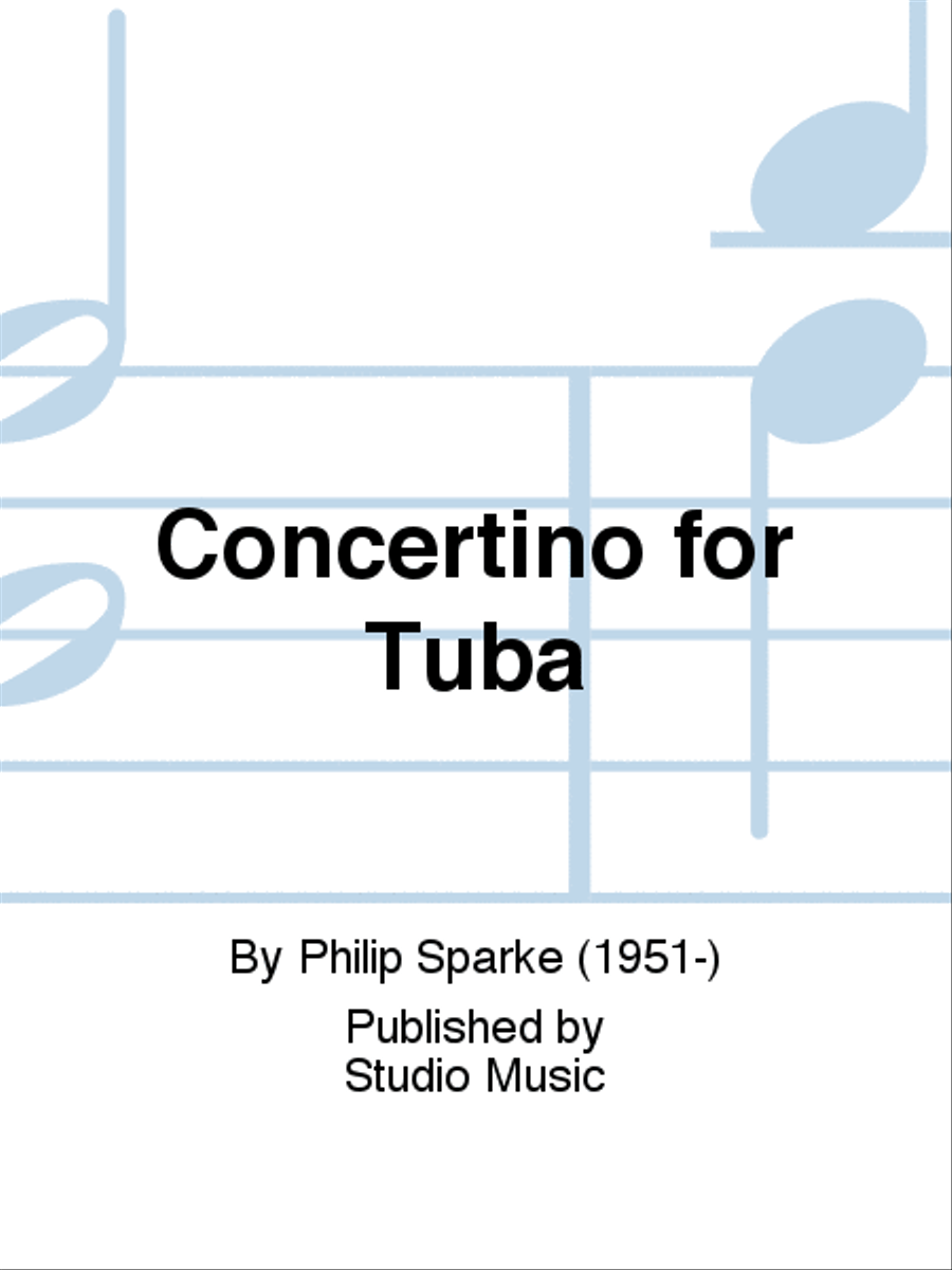 Concertino for Tuba Brass Band scores gallery preview page 1