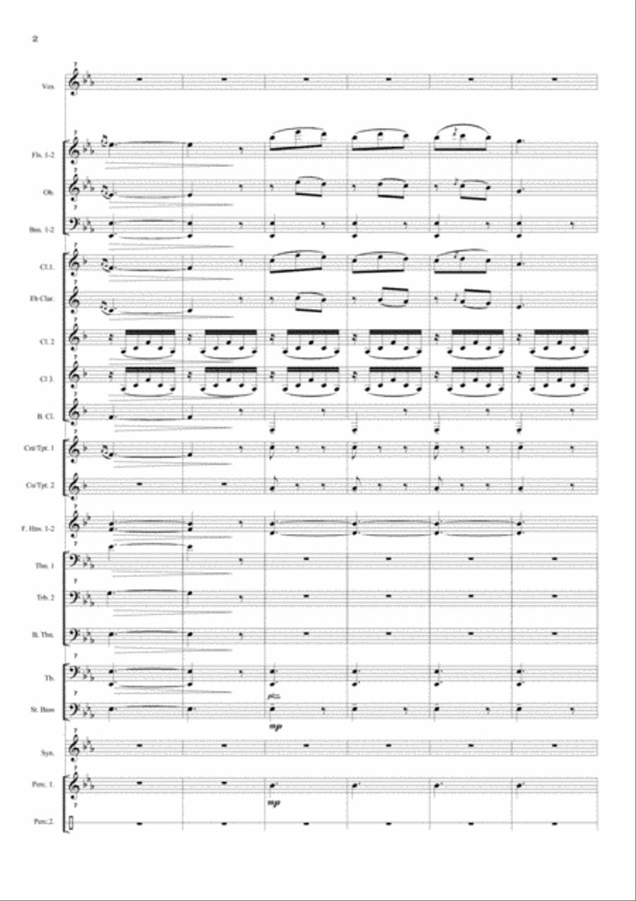 I dreamt I dwelt in Marble Halls (M. Balfe) for soprano and concert band Concert Band scores gallery preview page 2